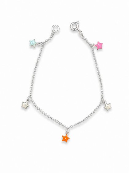 "ALICE" pulsera niña plata