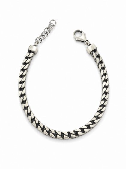 "NERO" pulsera plata