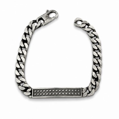 "NOCTIS" pulsera plata envejecida
