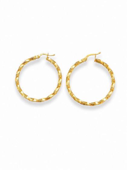 "DESEO" argollas de oro 9K