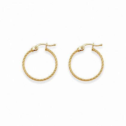 "EQUILIBRIO" argollas oro 18K