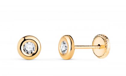 "SIRENA" pendientes oro 18K