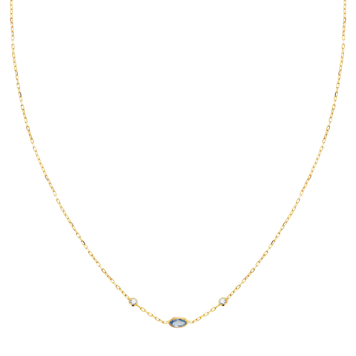 "MARINA" gargantilla oro 18 quilates