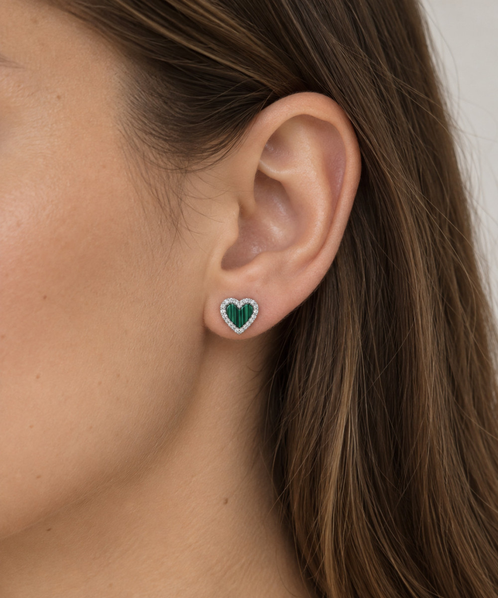 "JADE" pendientes plata - Imagen 2