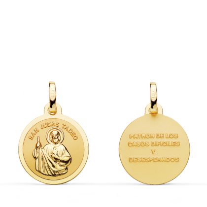 "SAN JUDAS TADEO" medalla oro 18 quilates