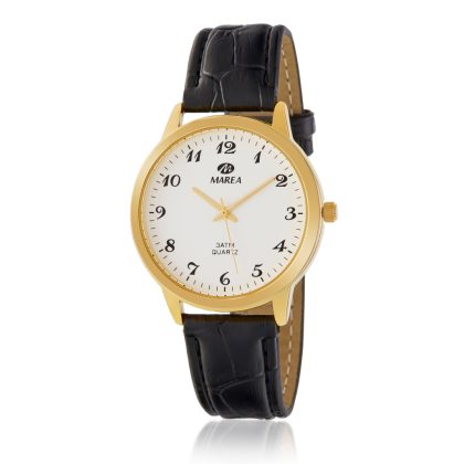 Reloj Marea Classy Hombre B21183/3 piel, esfera blanco, 42 mm