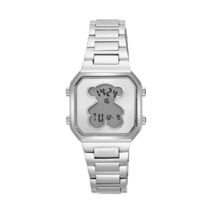 Reloj digital con brazalete de acero D-BEAR MINI