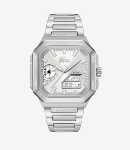 Reloj de acero LC33 con caja cuadrada