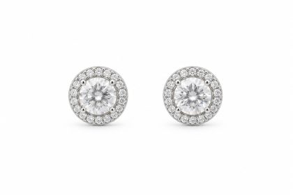 "AMETRINO" pendientes de plata