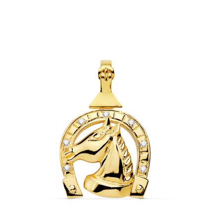 "NOBLE" COLGANTE ORO AMARILLO HERRADURA