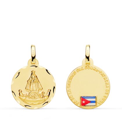 "CARIDAD" medalla oro 18 quilates