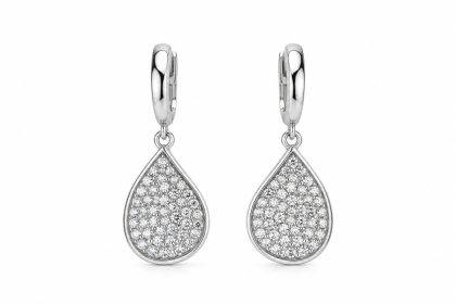 "LUX" Pendientes de Plata con Circonitas
